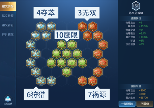 王者荣耀4级射手铭文，王者荣耀4级射手铭文搭配？-第5张图片-猴鲨游戏