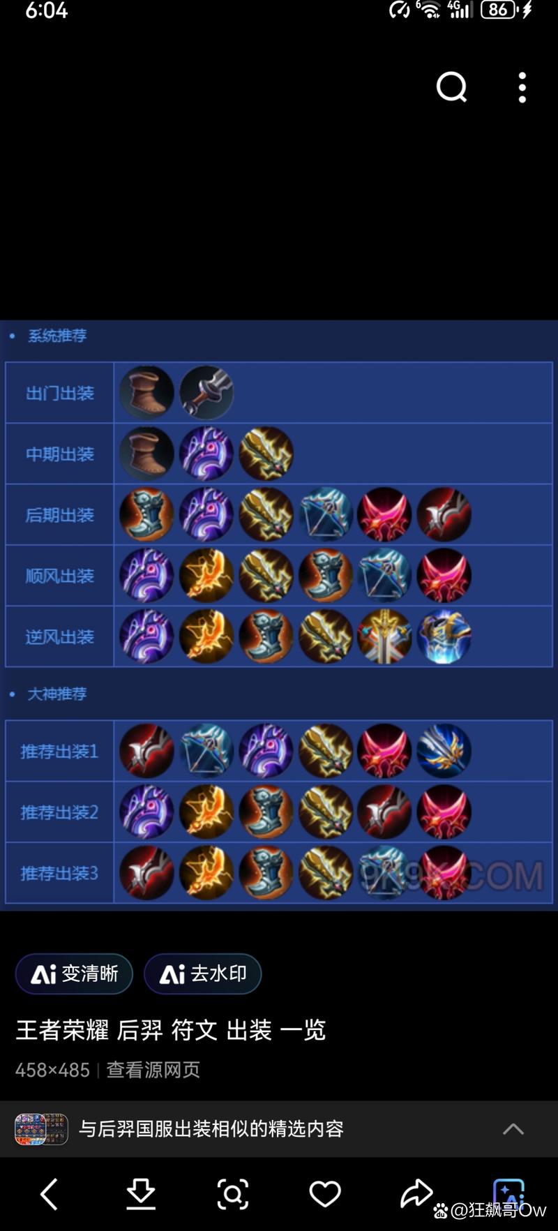 王者荣耀后羿打野出装,后羿打野出什么打野刀-第6张图片-猴鲨游戏 王者荣耀后羿打野出装,后羿打野出什么打野刀-第6张图片-猴鲨游戏